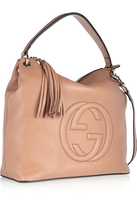 gucci textured leather shoulder bag|gucci shoulder bags women's.